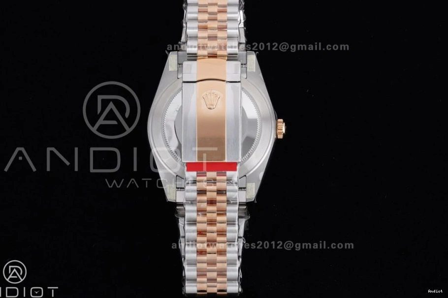 126331 Best SH3235 RG Jubilee Diamonds 1:1 SS DateJust Steel 41 on Dial Bracelet RG Edition Clean 904L 0325